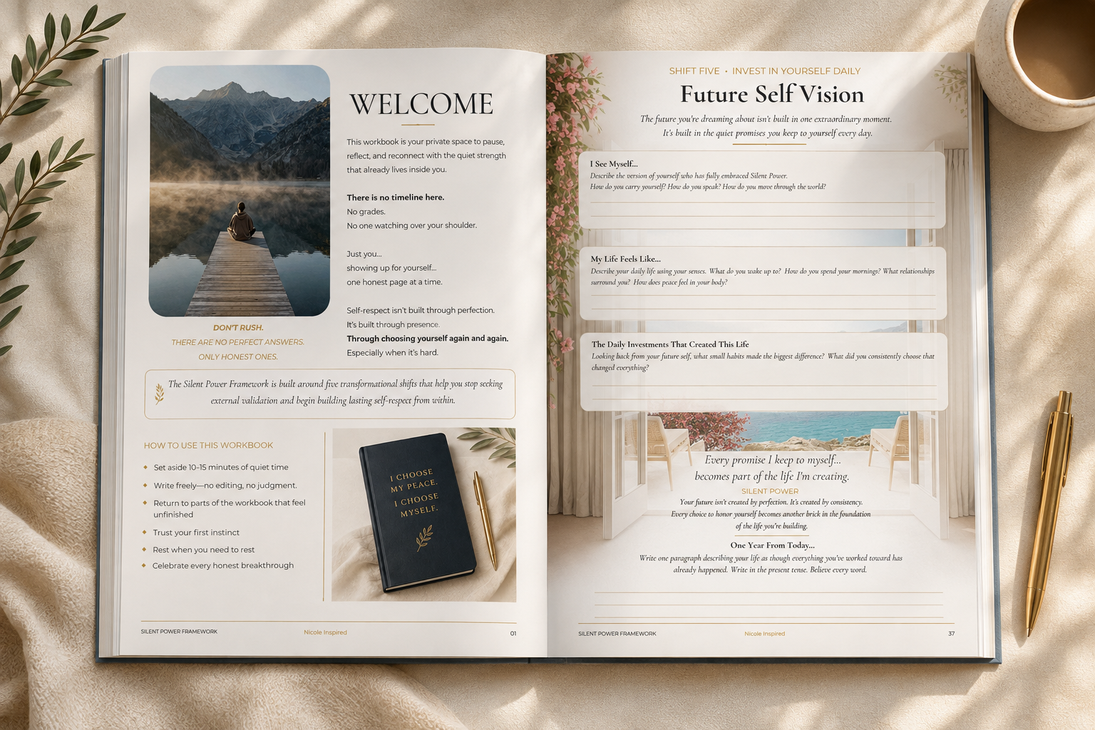 Silent Power Workbook — Nicole Inspired
